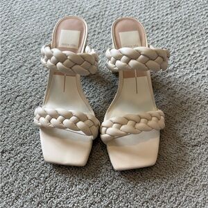 Dolce Vita Paily Braided Sandals in Cream